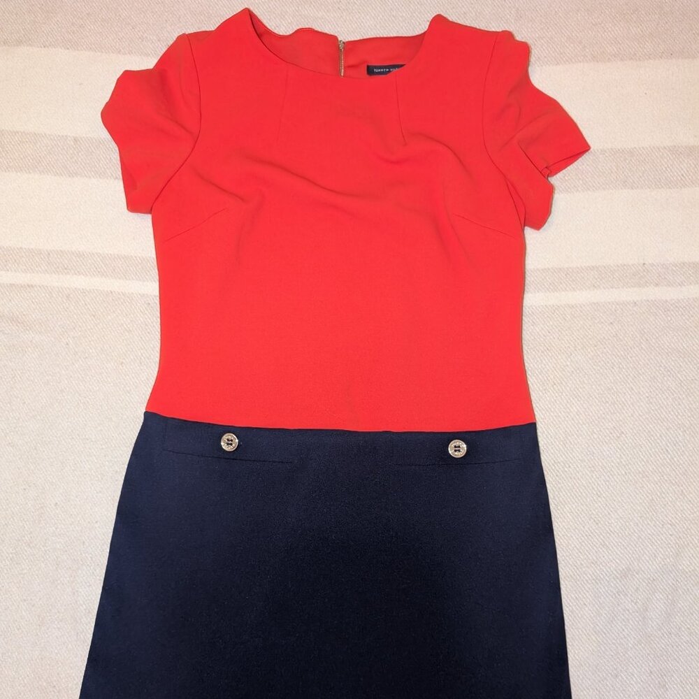 Tommy Hilfiger women's red and blue dress